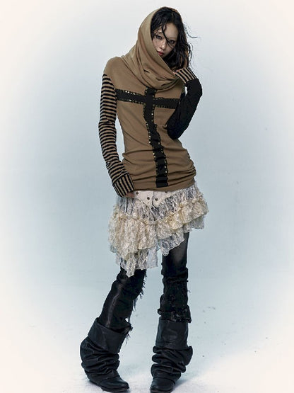 Lace Mesh Half Skirt【s0000011431】