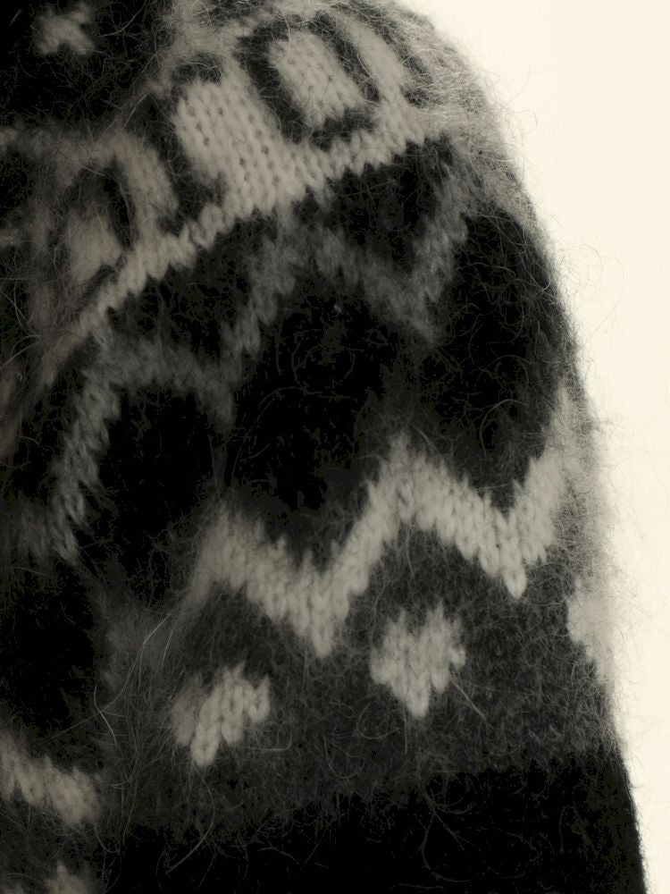 Fair Isle Striped Knit Top【s0000006024】