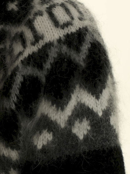 Fair Isle Striped Knit Top【s0000006024】