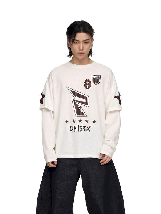 Embroidery Quick Dry Long Sleeve T-Shirt【s0000011695】