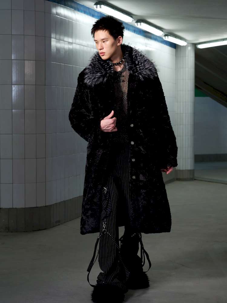 Eco Friendly Fur Panelled Coat【s0000014645】