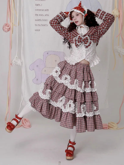 Old-fashioned Lolita cute girl skirt cake skirt【s0000014102】