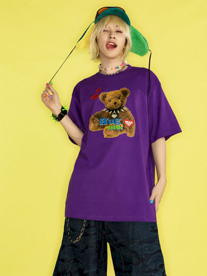 Dopamine Street Hip Hop Loose T-Shirt【s0000012459】