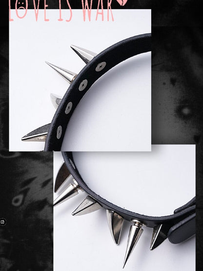 Rivet Collar Y2K Gothic Punk Collar【s0000018968】