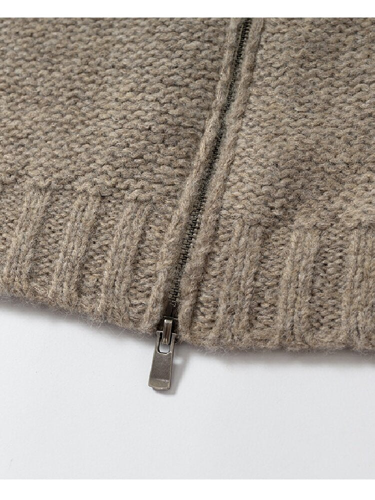 Twisted Knit Wool Cape Jacket【s0000019160】