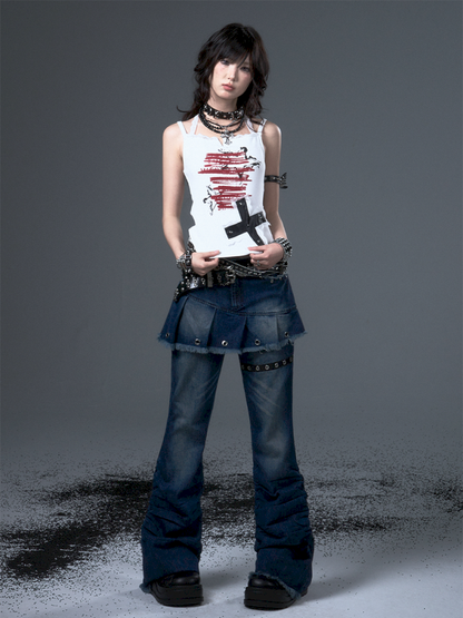 Slim thin top camisole undershirt【s0000012340】