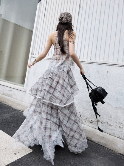 Romantic Irregular Lace Patchwork Dress【s0000016862】