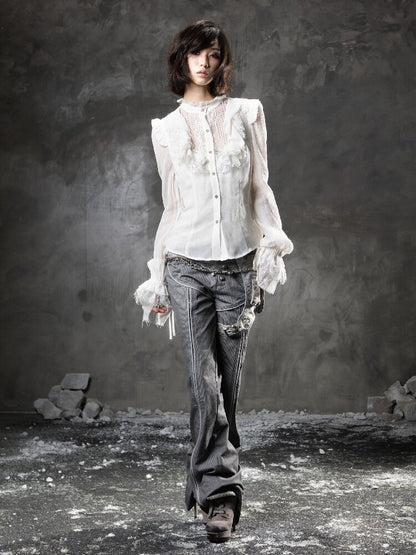 Multi-Wear Straight Flared Pants【s0000015955】