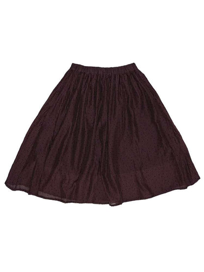 Button Vintage Polka Dot Chiffon Skirt【s0000014901】