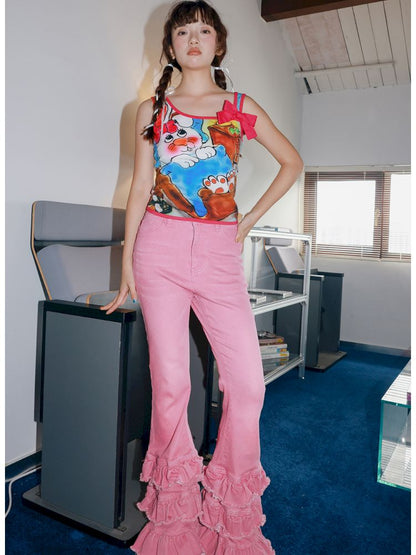 Colorful Vintage Vest【s0000013341】