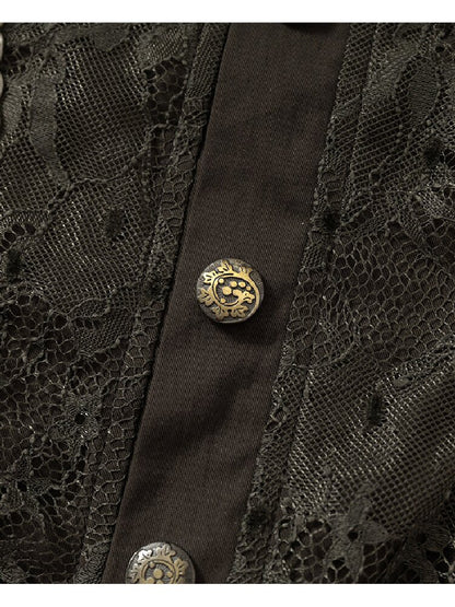 Medieval Heavy Work Lace Shirt【s0000017985】