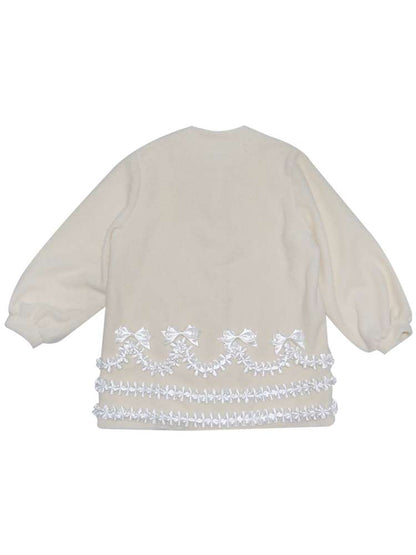 Lace Wool Bubble Sleeve Coat【s0000014532】