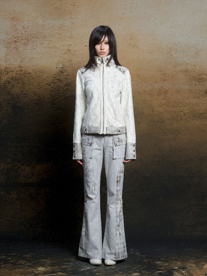 Double Waistband Drilling Decoration Pants【s0000011810】