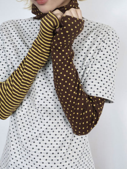 Old Polka Dot Stripe Turtle Top【s0000018671】