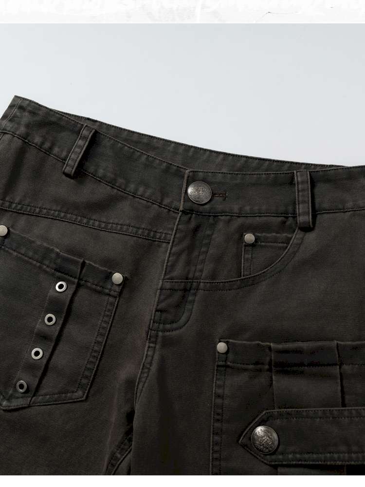 Slightly Flared Suede Casual Pants【s0000014480】