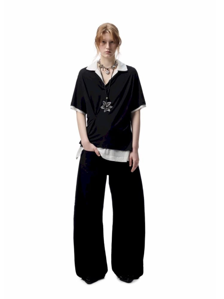 Old washed scimitar jeans【s0000012391】