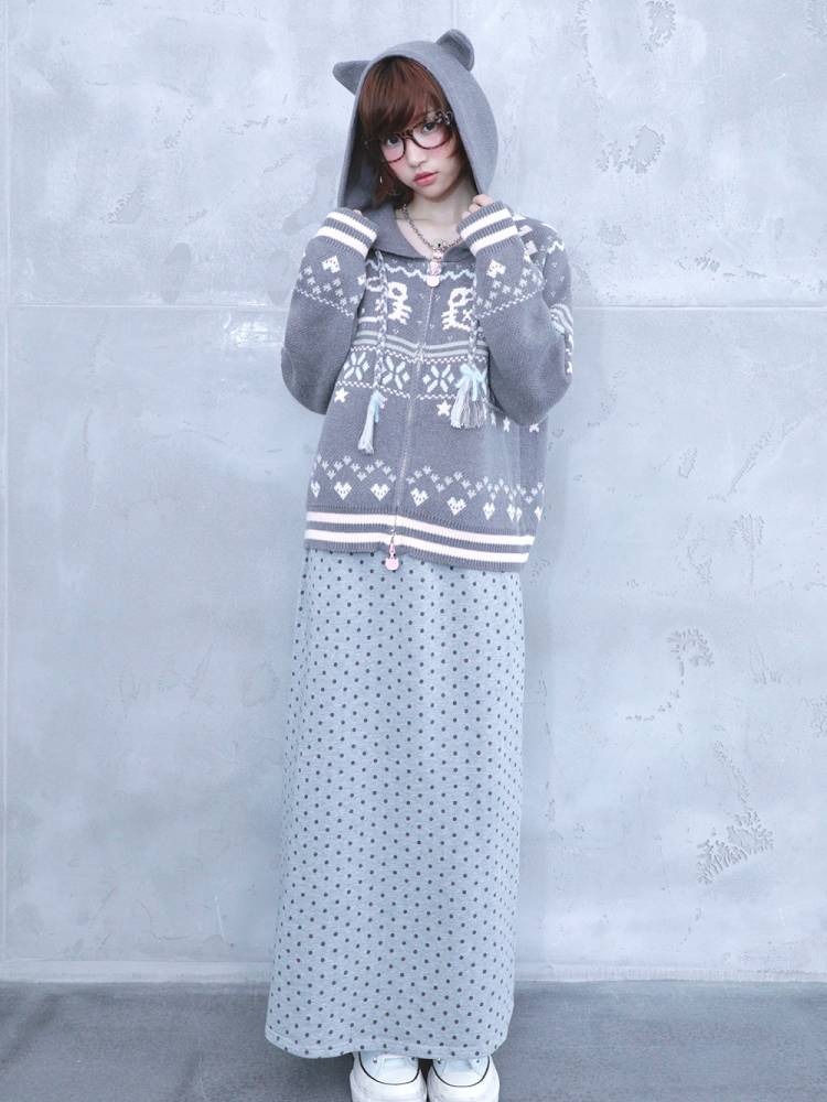 Zipper Half-Length Skirt【s0000014444】