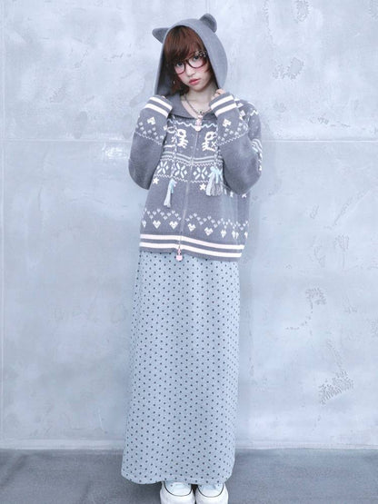 Zipper Half-Length Skirt【s0000014444】