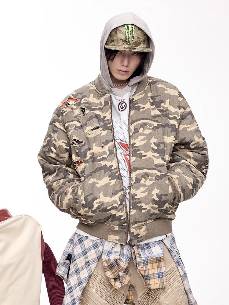 Retro Flight Baseball Jacket【s0000011352】