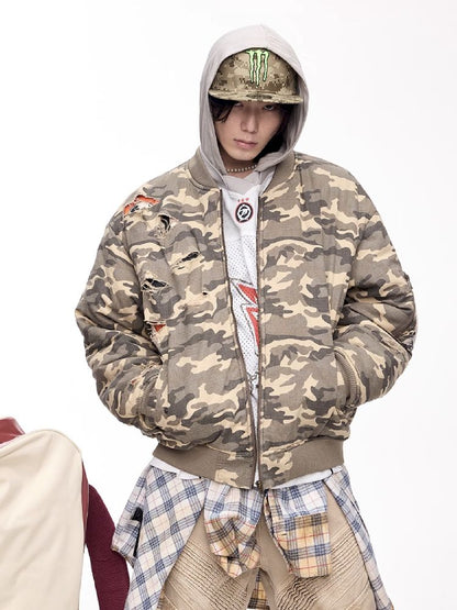 Retro Flight Baseball Jacket【s0000011352】