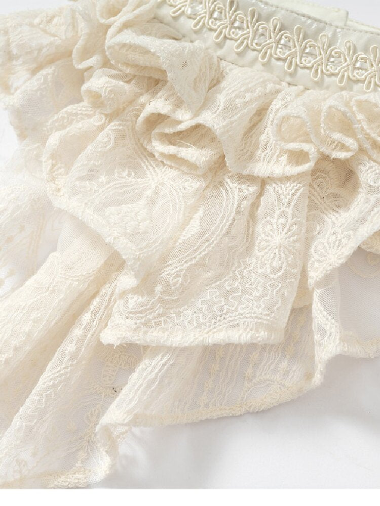 Baroque French Lace Scarf Collar【s0000017995】