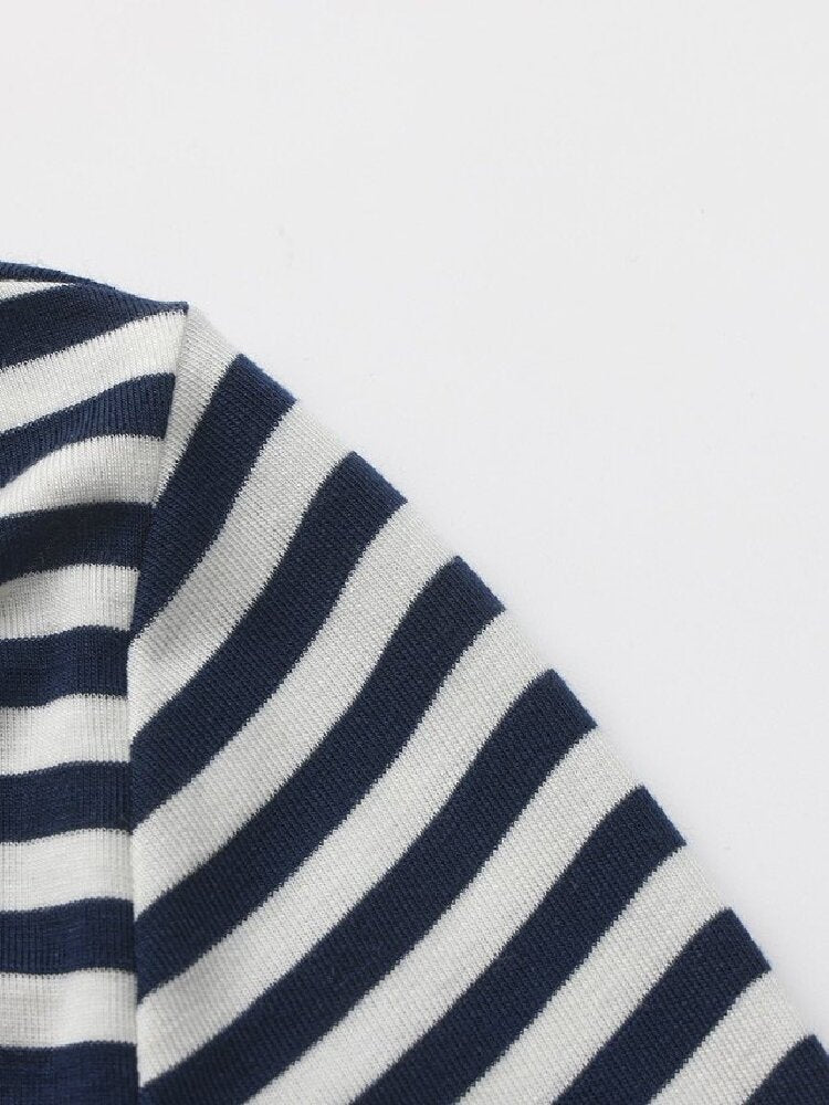 Striped Drawstring Base Layer Set【s0000019259】