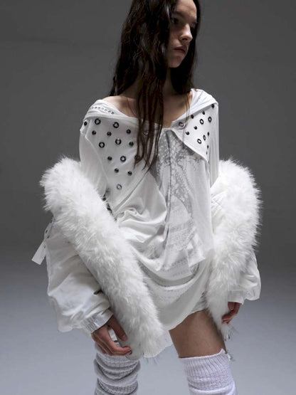 Loose Oversized Fur Collar Down Jacket【s0000014709】