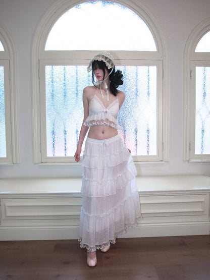 Spaghetti Strap Tencel Long Dress【s0000017520】