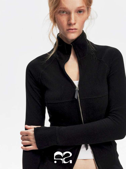 Minimalist Fleece Cycling Slim Jacket【s0000014880】