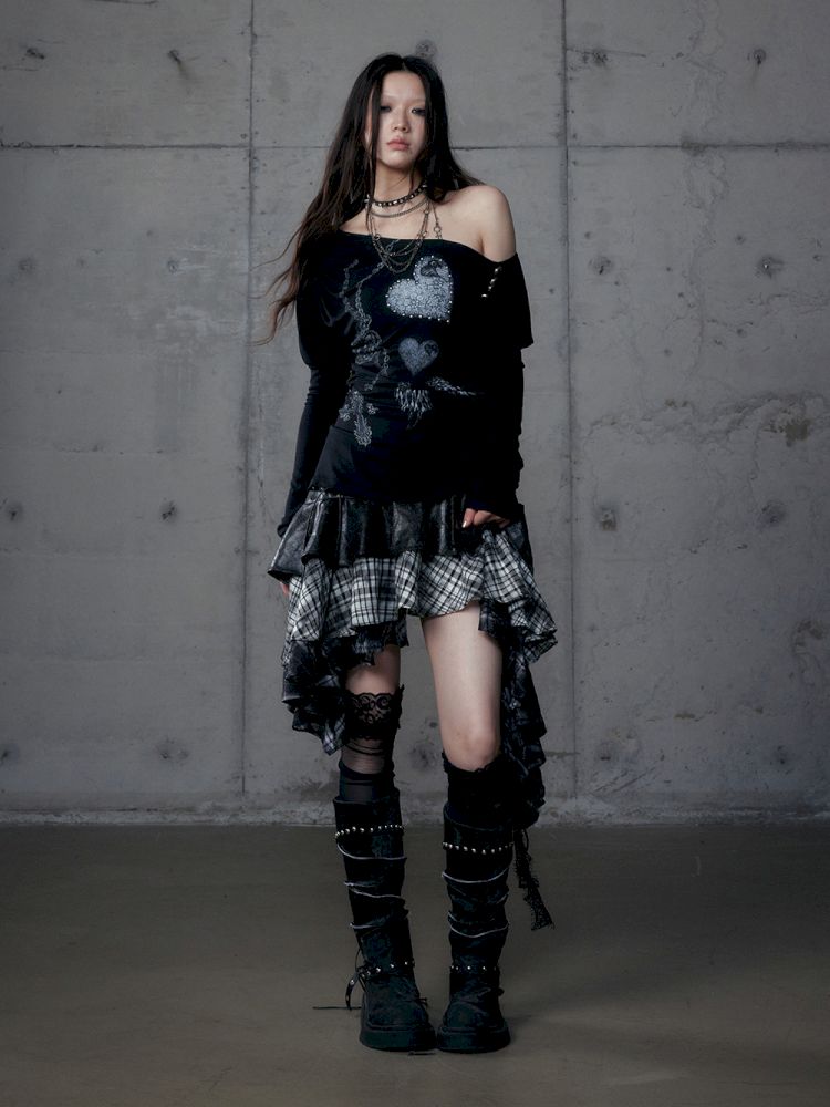 Long Sleeve Knit Bottom Shirt【s0000013465】