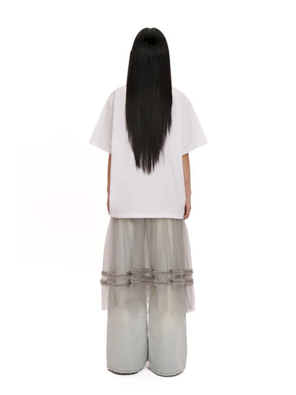 Loose Round Neck Short Sleeve T-Shirt【s0000012505】