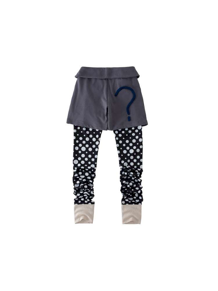 Polka Dot Fake Two Piece Trousers【s0000015151】