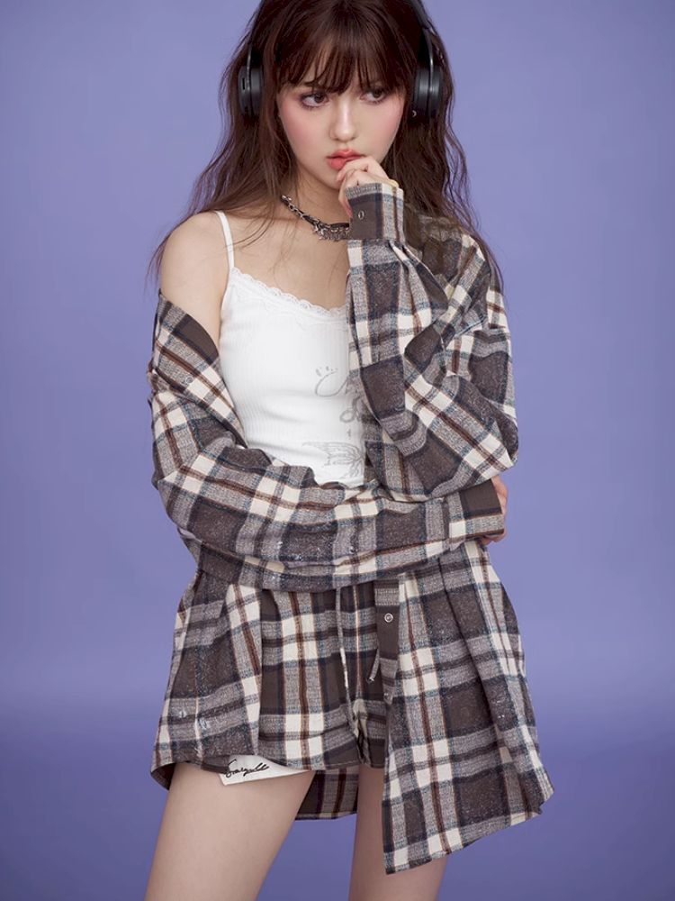 Casual Long Sleeve Shirt Jacket【s0000011670】