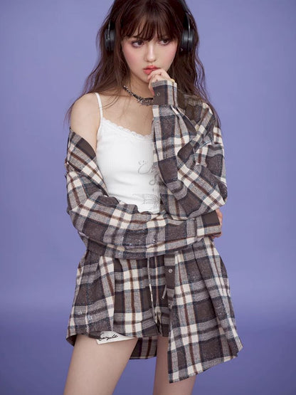 Casual Long Sleeve Shirt Jacket【s0000011670】