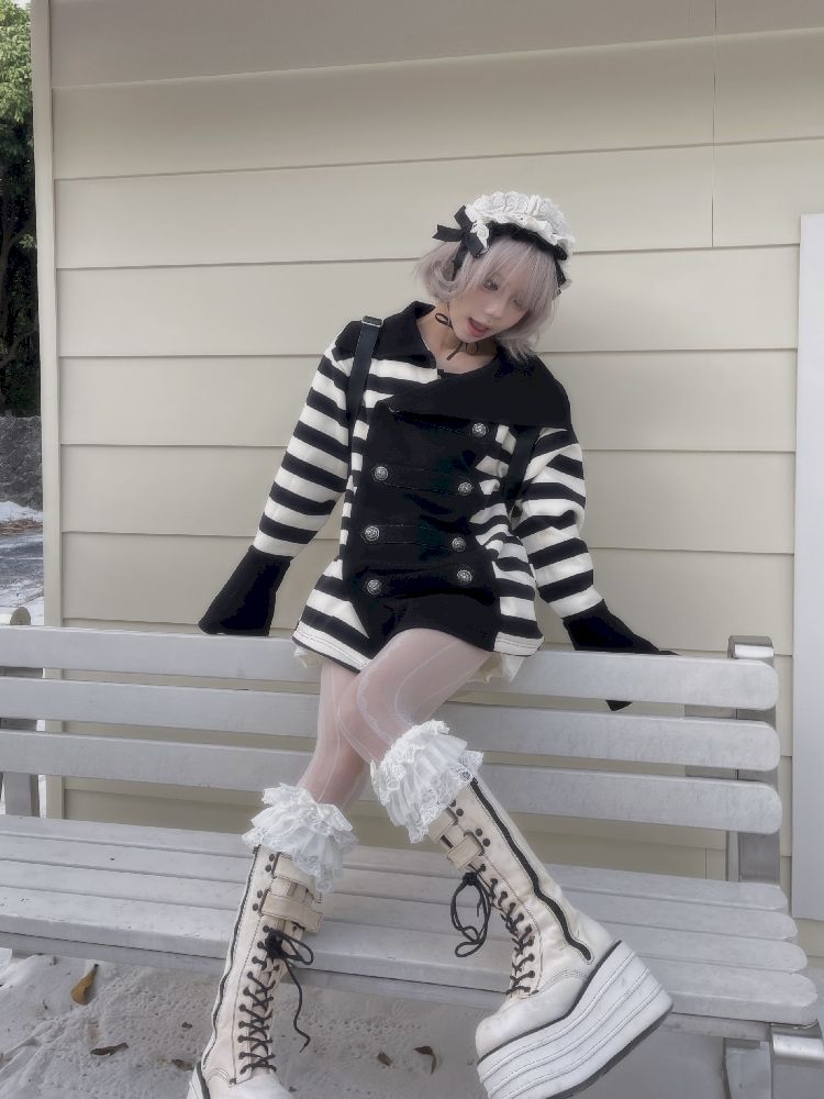 Padded Oversize Sweatshirt Jacket【s0000011345】