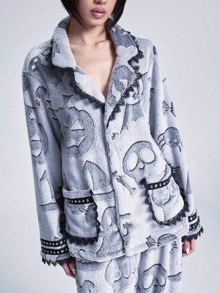 Soft Double Sided Fleece Pajamas【s0000015557】