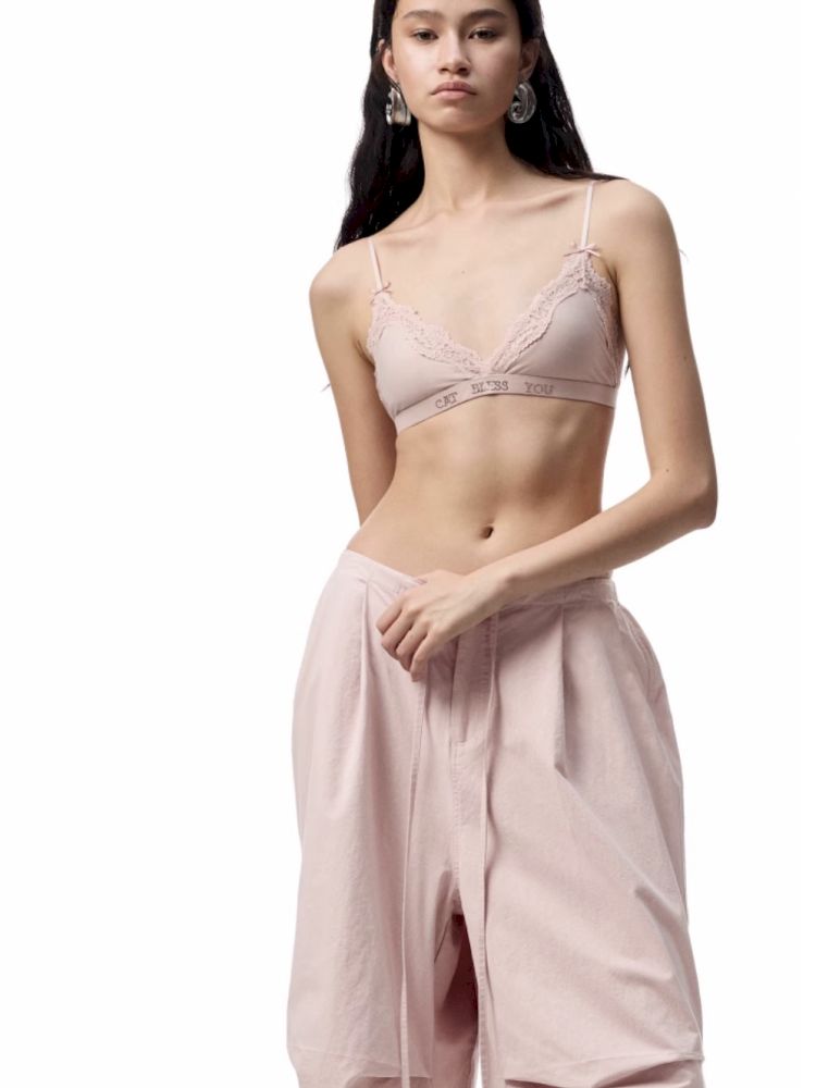 French triangle cup lace corset【s0000012408】