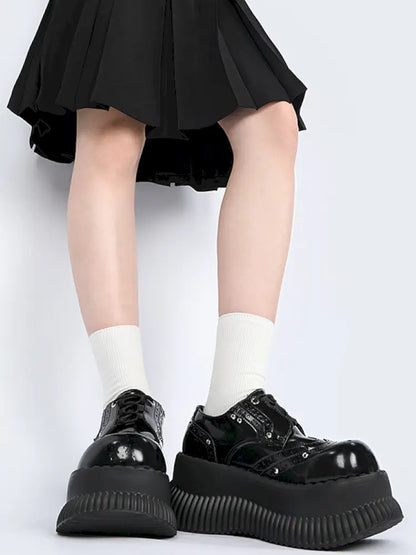 Sweet & Edgy Girls' Chunky Sole Sneakers【s0000014179】