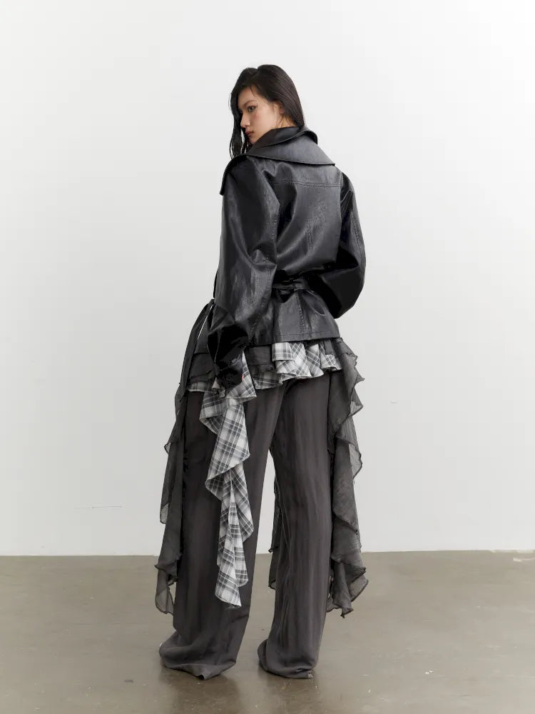 Stitching Irregular Ruffle Versatile Sundress【s0000014033】