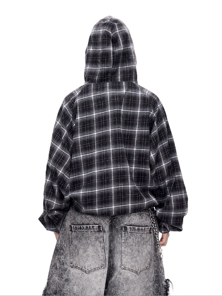 Drawstring Half Zip Hooded Sweatshirt【s0000011358】