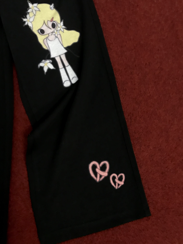 Illustration Print Sweatpants【s0000018663】