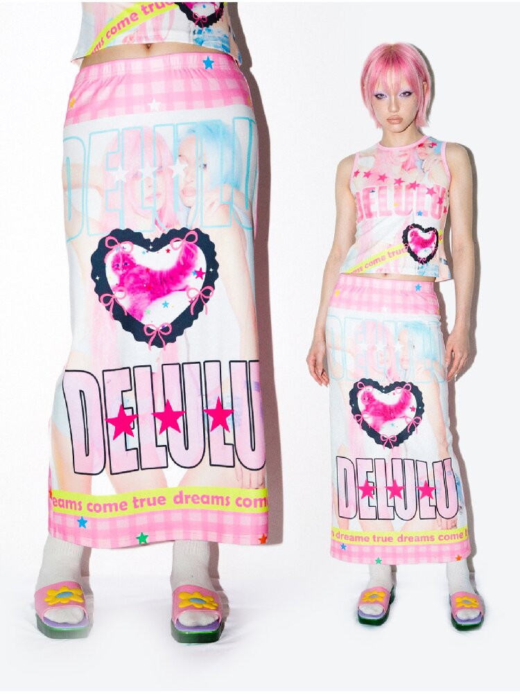 Reversible American Print Skirt【s0000016699】