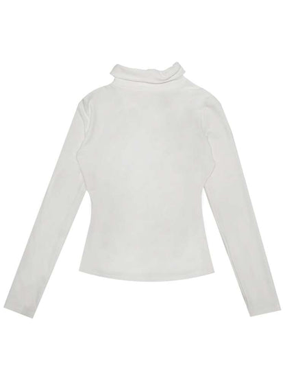 Strawberry Cake Print High-Neck T-Shirt【s0000014530】