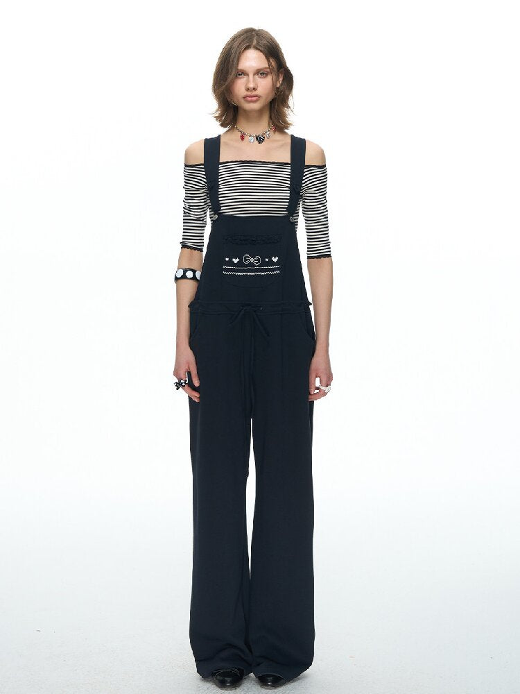 One Shoulder Striped Lace Bolero【s0000015884】
