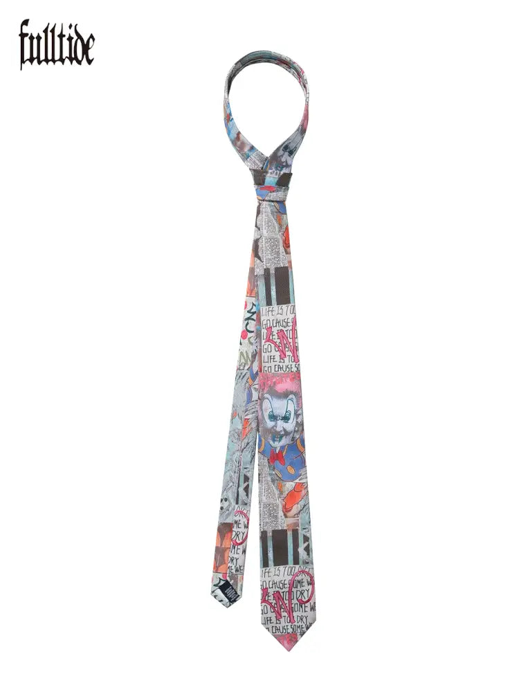 Graffiti Art Print Tie【s0000014213】
