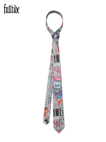 Graffiti Art Print Tie【s0000014213】