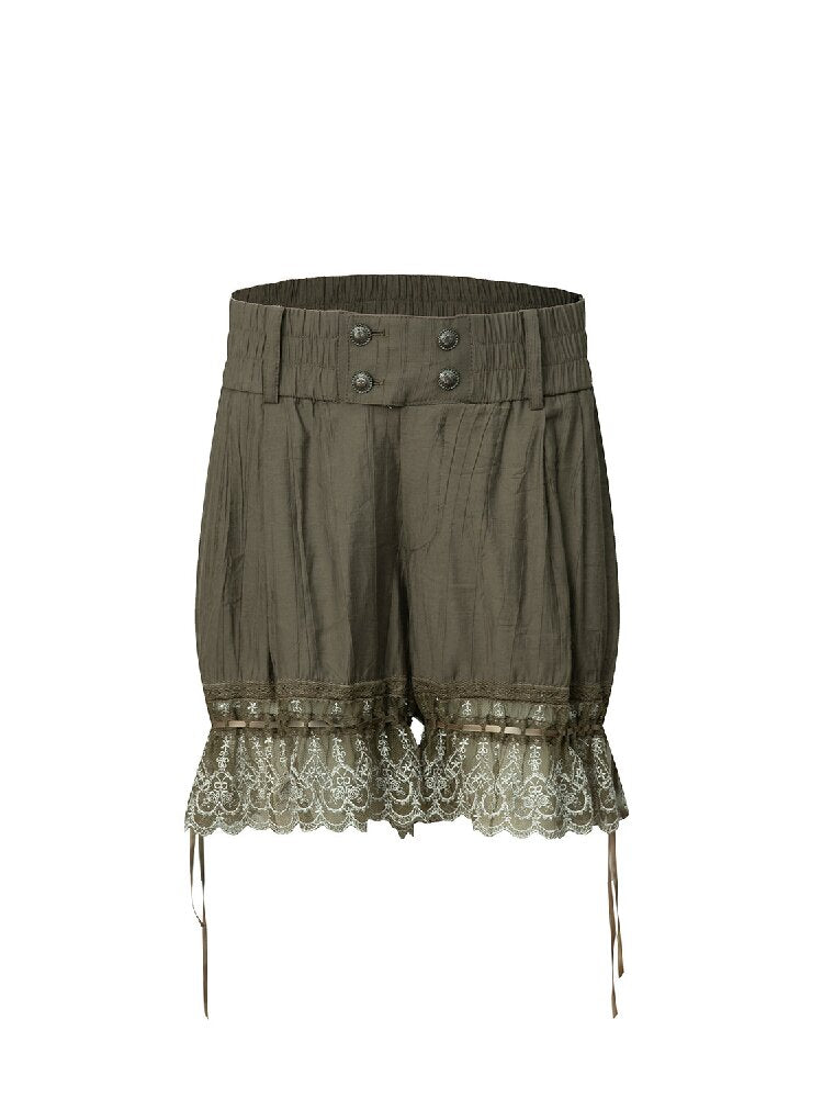 Vintage Lace Fluffy Bloomer Shorts【s0000015908】