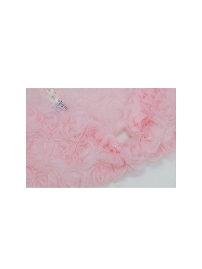 Floral Chiffon Rose Glove Set【s0000017137】