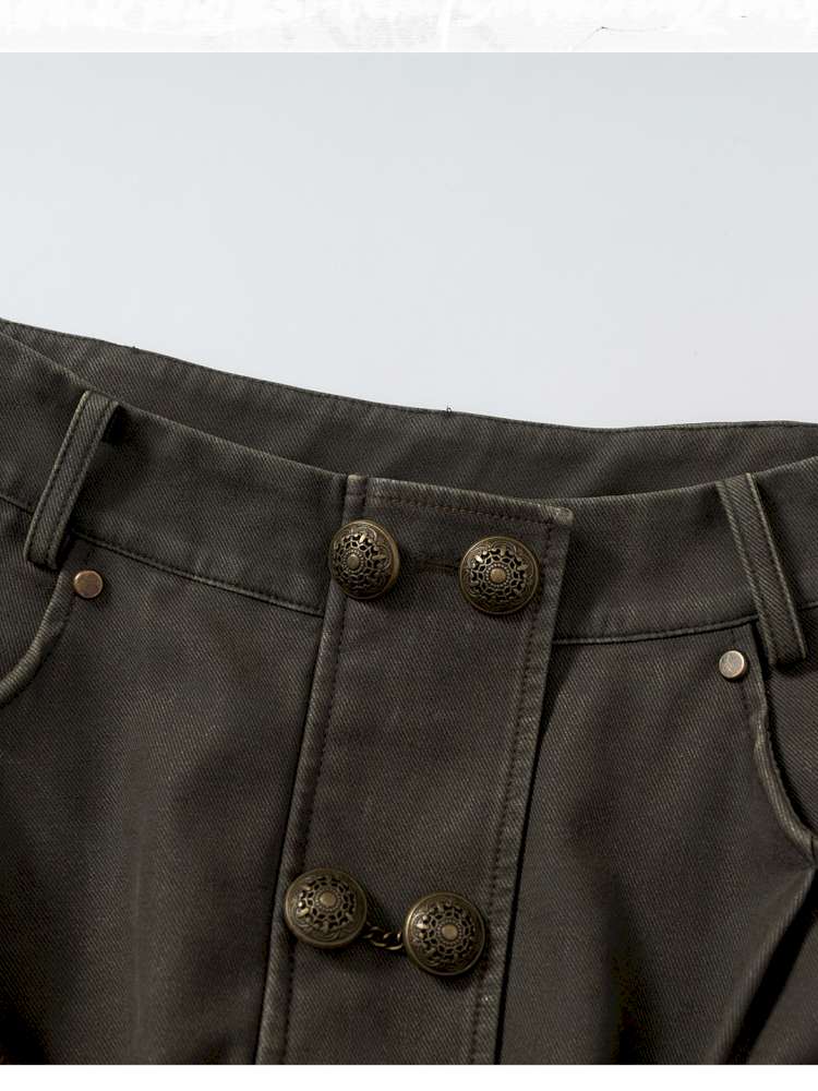 Workwear Flower Bud Skirt【s0000014463】