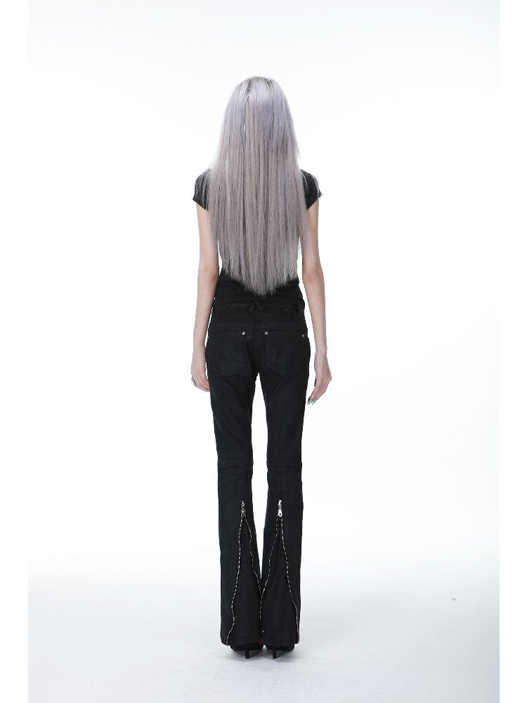 Multi-Zip Wax Deconstructed Denim【s0000017145】